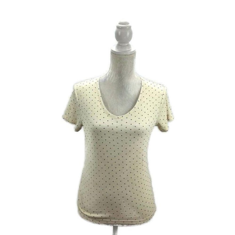 Croft & Barrow The Classic Tee T-shirt Polka Dot